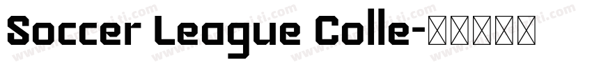 Soccer League Colle字体转换
